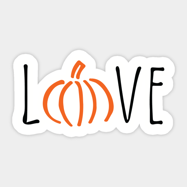 Pumpkin Love Sticker by TheLeopardBear